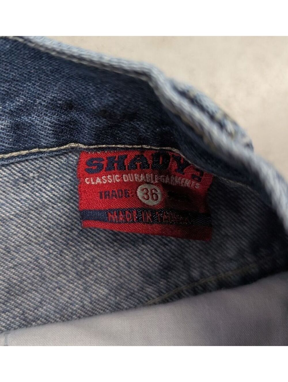 Vintage Y2K Shady Limited Baggy Blue Denim Jeans - Picture 5 of 8